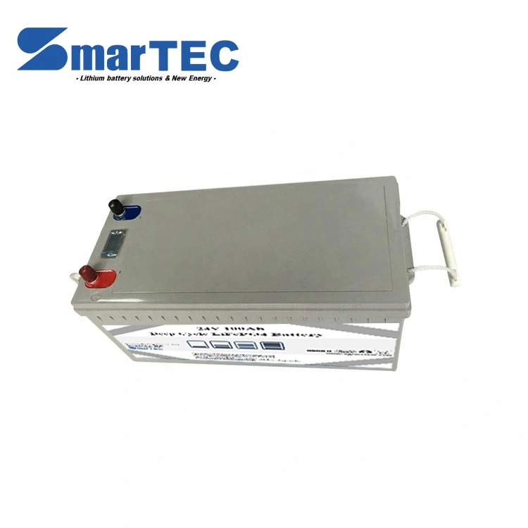 Smartec 24V 100ah Phosphate Battery 8s1p Prismatic 100ah Cell Akku for Solar