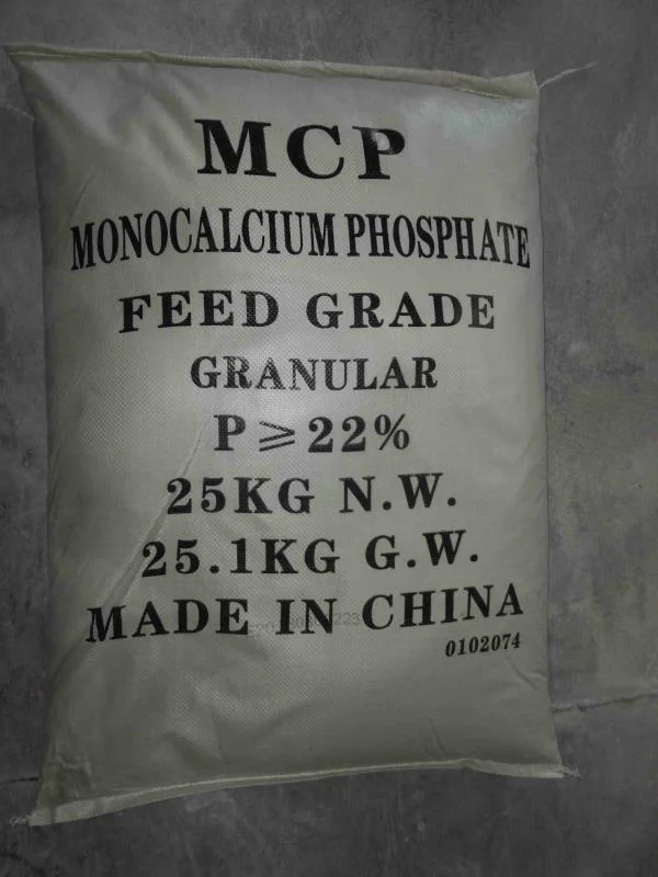 Poultry Additive Mono Calcium Phosphate Mcp 22% CAS 7758-23-8 25kgs Food/Feed